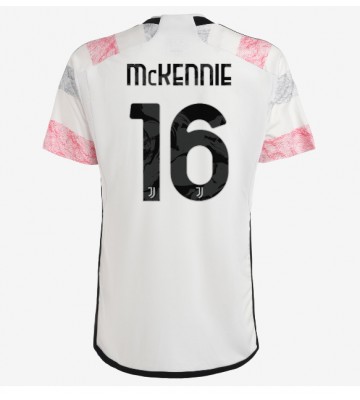 Juventus Weston McKennie #16 Vieraspaita 2023-24 Lyhyet Hihat